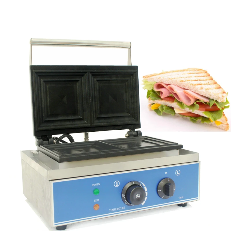Commercial Non-stick electric sandwich waffle maker pancake maker machine sandwich toaster grill waffle machine