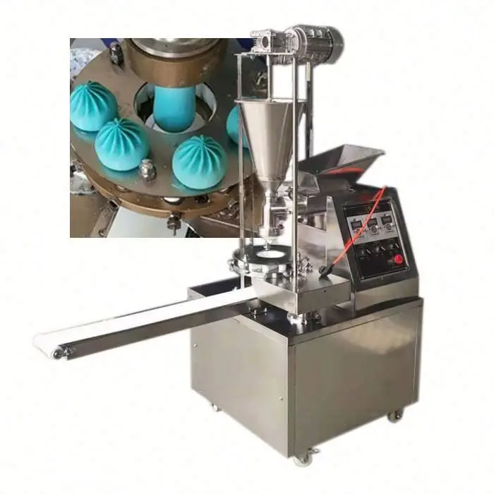 Automatic Meat Pie Stuffing baozi Making Machine / Minced Port Meat Steamed Stuffed Bun Momo Maker Machine  maker (1600728523516)