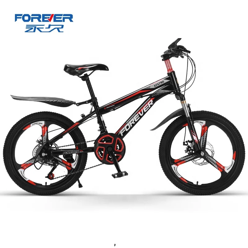 FOREVER High quality and beautiful  22 inch 21 speed high carbon steel frame student mountain bike for student or children