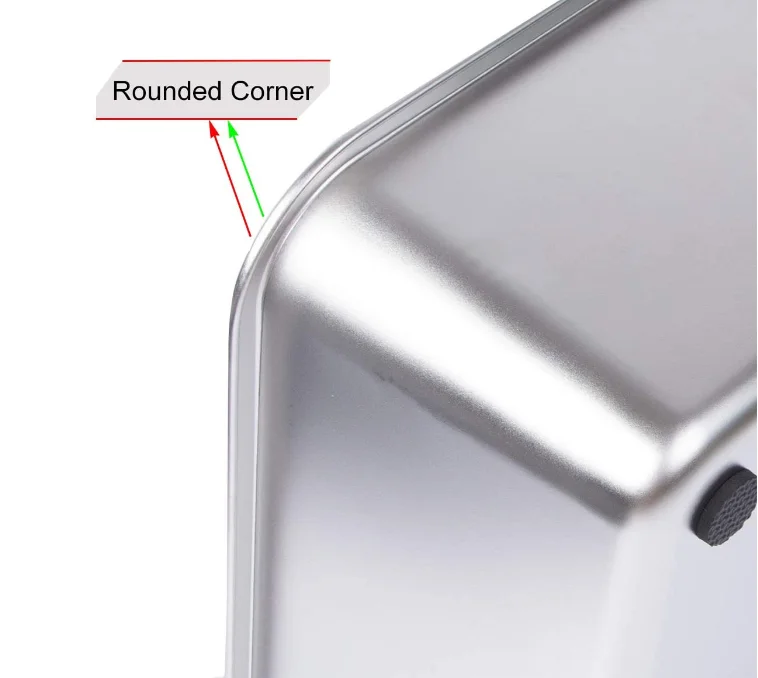 Hot Selling Easy Cleaning Large Size Stainless steel Non-Slip Cat Toilet box