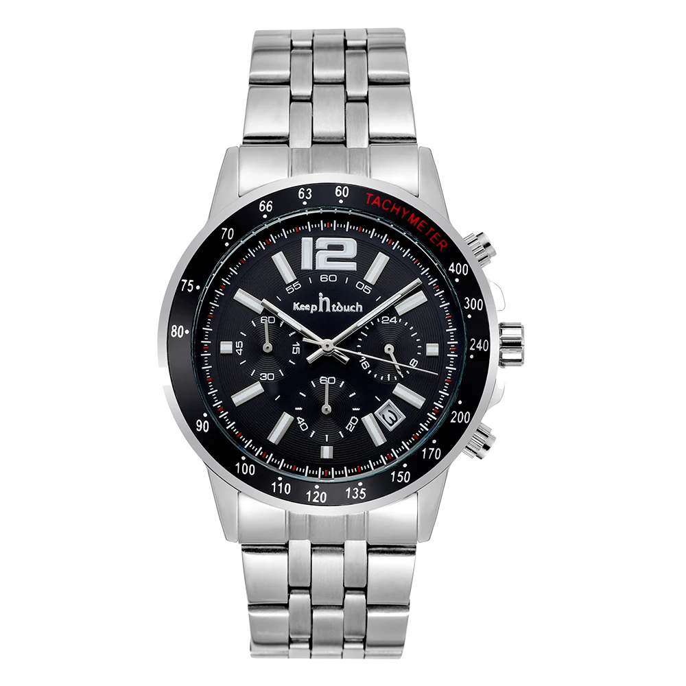 Men Watches Luxury Minimalist Calendar Stainless Steel Waterproof Luminous Date Week Sport Wrist Watches Quartz Watches