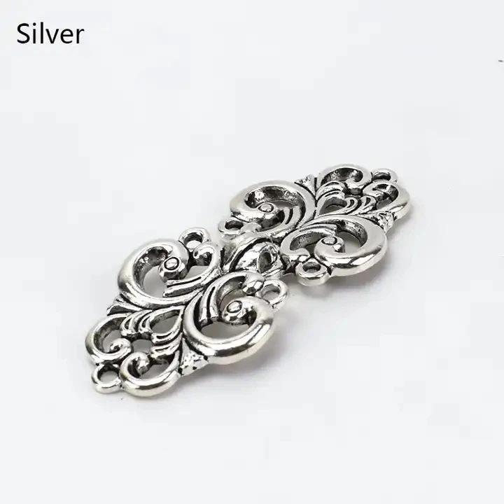 Vintage alloy buttons unique Chinese style cheongsam pendant for jacket pocket shawl tie clothing buttons