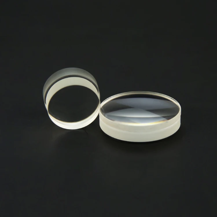Factory customization quartz glass glued optical glass lens plano convex lens for projector telescope optical instrument