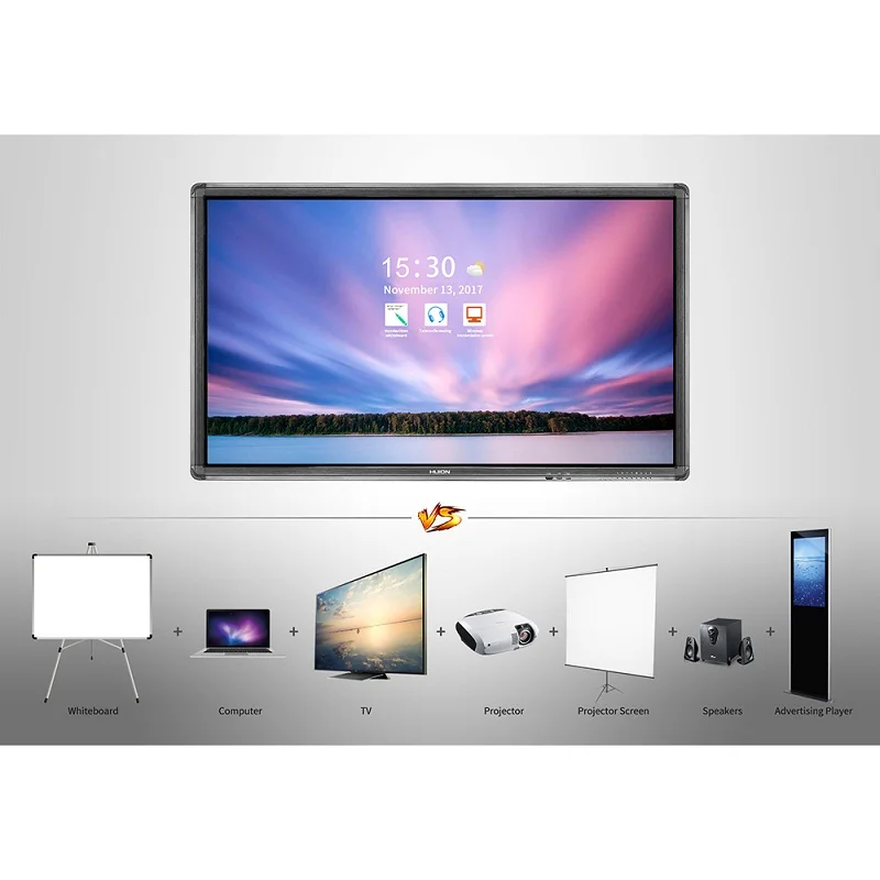 New 75-inch LCD Interactive Touch Screen Educational Smart Board TV