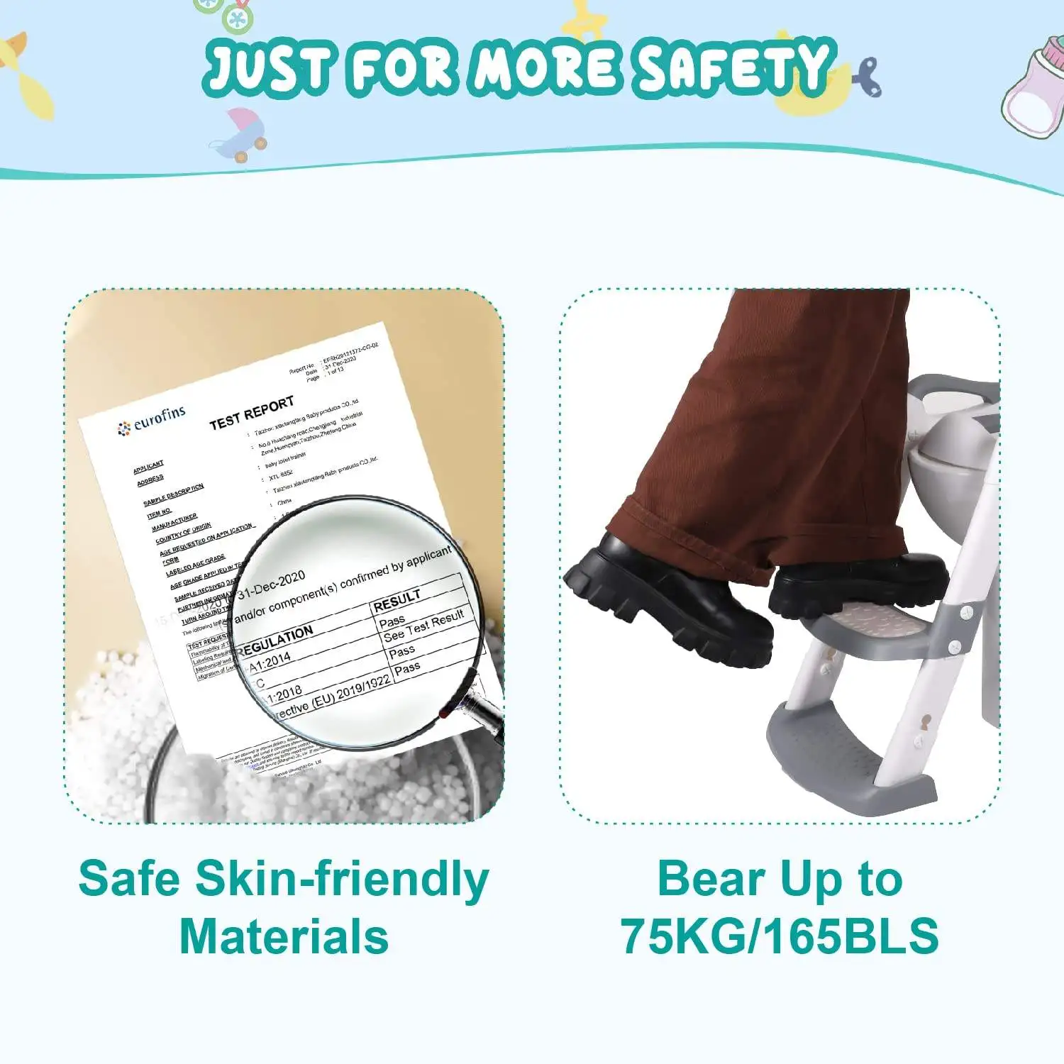 Производитель OEM, складная лестница для горшков со ступенчатым табуретом для детей, для малышей, лестница для тренировки унитаза