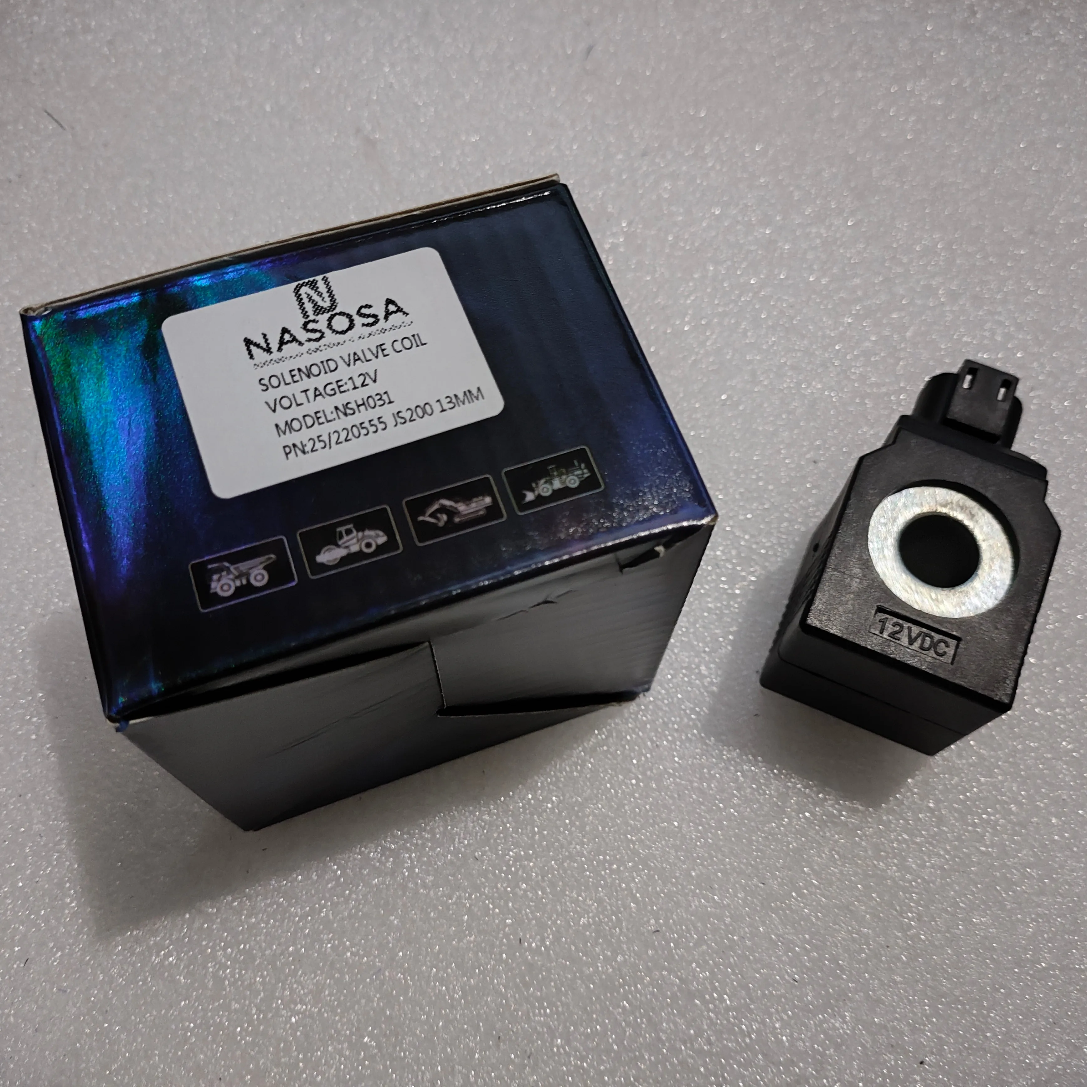 Honour Time Excavator electric parts 25220555 JS200 13MM Electromagnetic Coil 12V