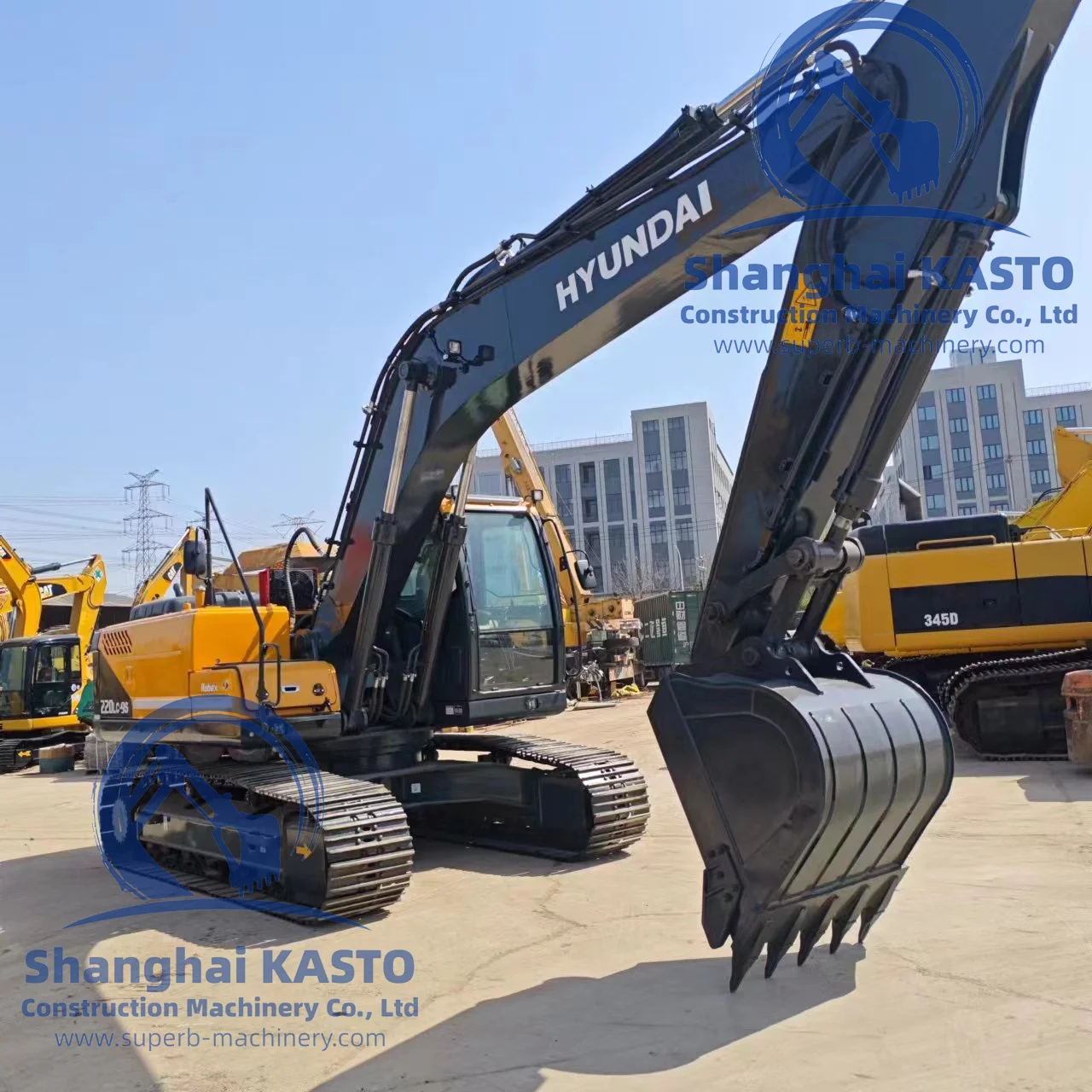Подержанный Hyundai 220-9S оригинальный бренд импортируется из Кореи для продажи