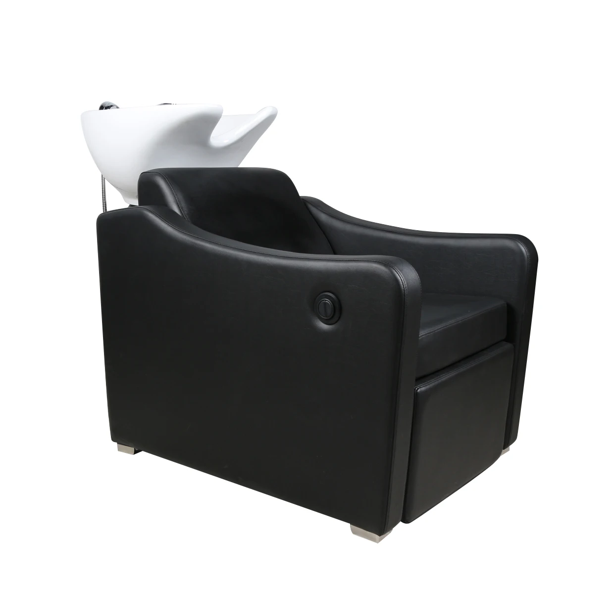 Wholesale Modern Design Hair Shampooing Chair Synthetic Leather Shampoo Bed for Salons