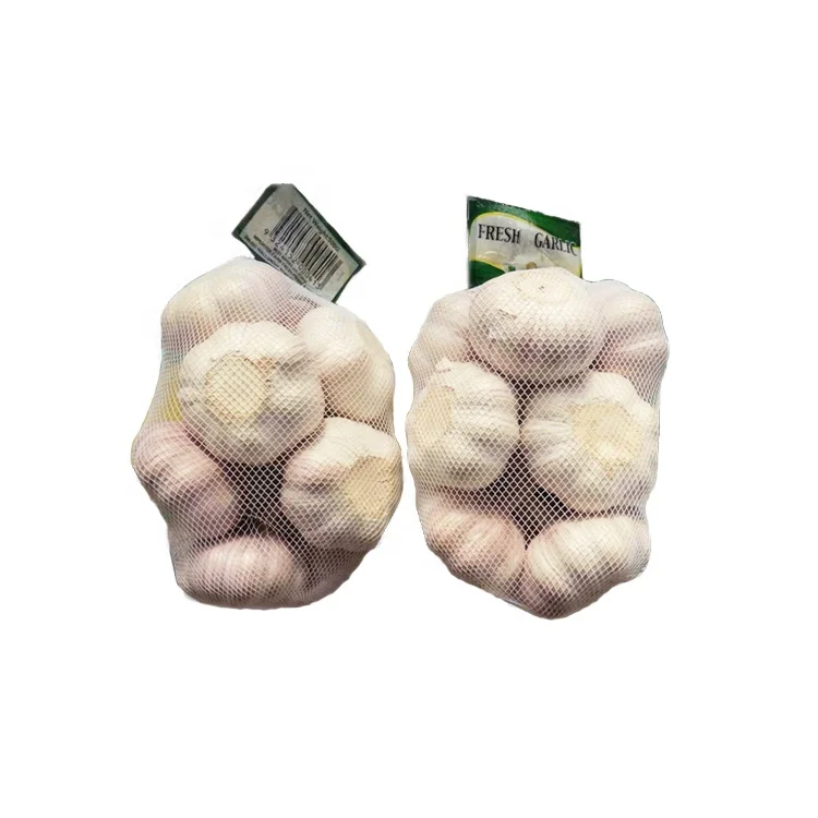  Garlic fresh normal white garlic high quality low price packing mesh net bag for