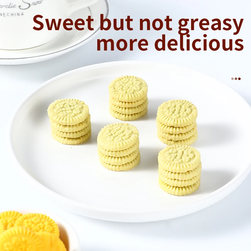 Customized Various Flavours High quality Probiotic Biscuits Cookies Cracker 270g