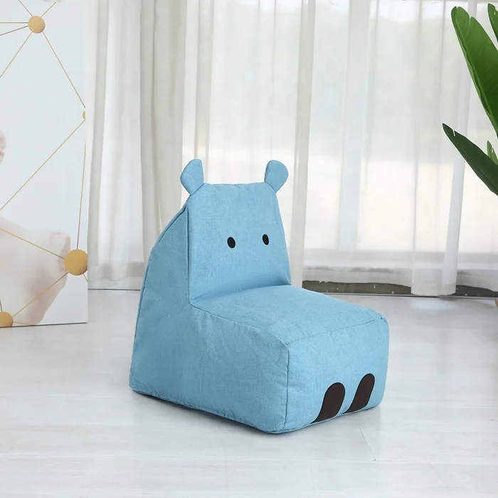 
cartoon kids cute hippo animal bean bag 