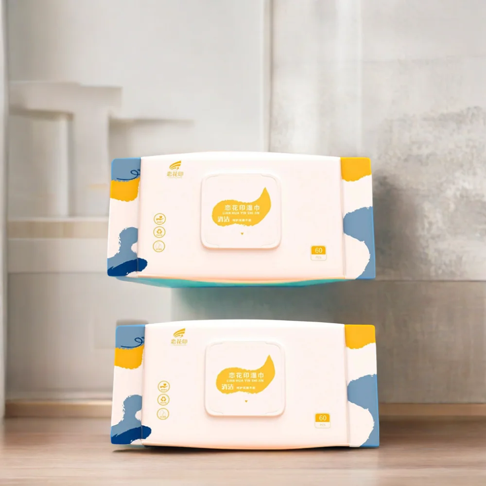 Feminine Wet Wipe for Sensitive Skin Biodegradable Adult Flushable 80pcs Wet Wipes