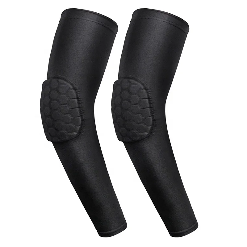 Basketball Arm Sleeve Blanks Volleyball Padded Arm Sleeve Long Solid Arm Sleeves Sport Youth