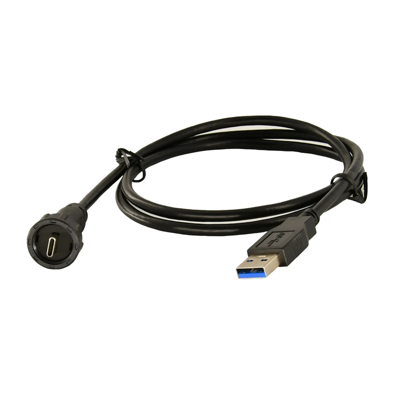 led display quick wire automobile ev charging  panel mount female bnc china usb connector manufacturing