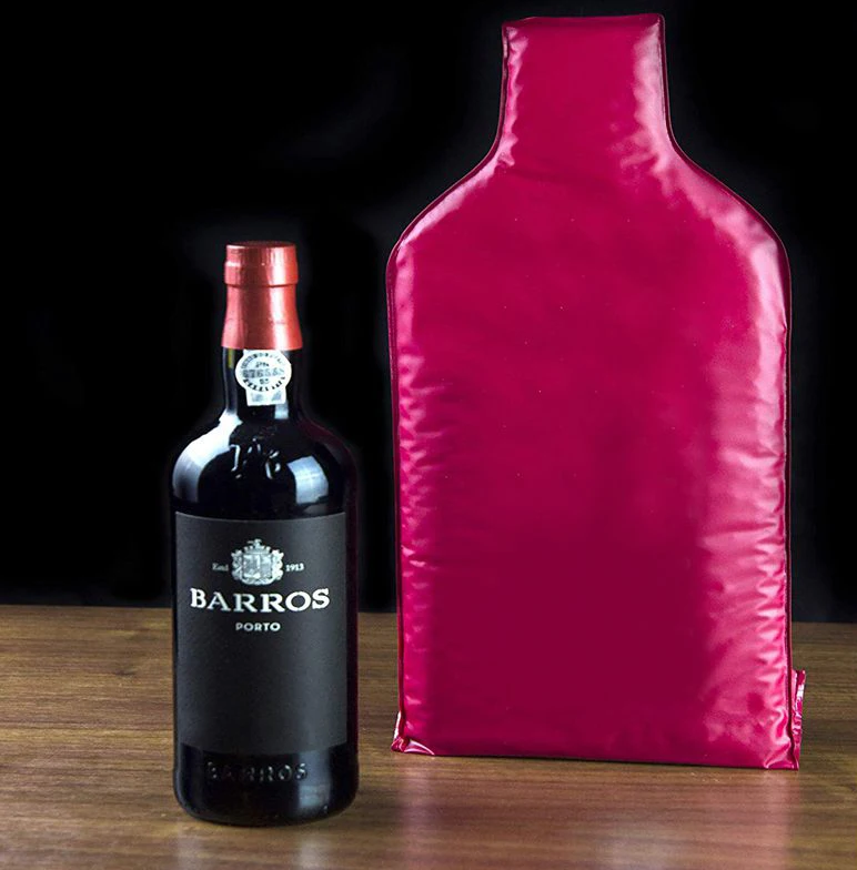 Recycled PVC Packing Sleeve Travel Bubble Wine Bags Wine Bottle protector