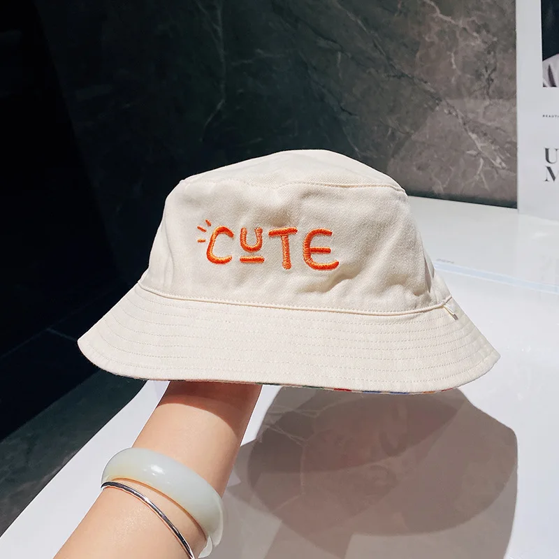Trendy Designer Sublimation Printed Bucket Hat Double-Sided Reversible Fisherman Cap
