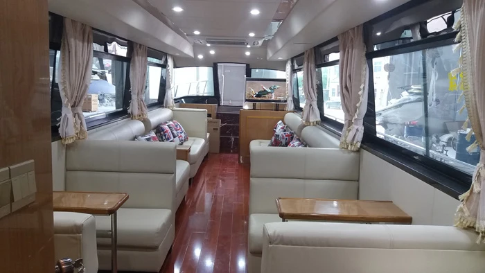 Grandsea 12.8m Fiberglass Diesel Small 26 Passenger  Dinner Cruise Boat