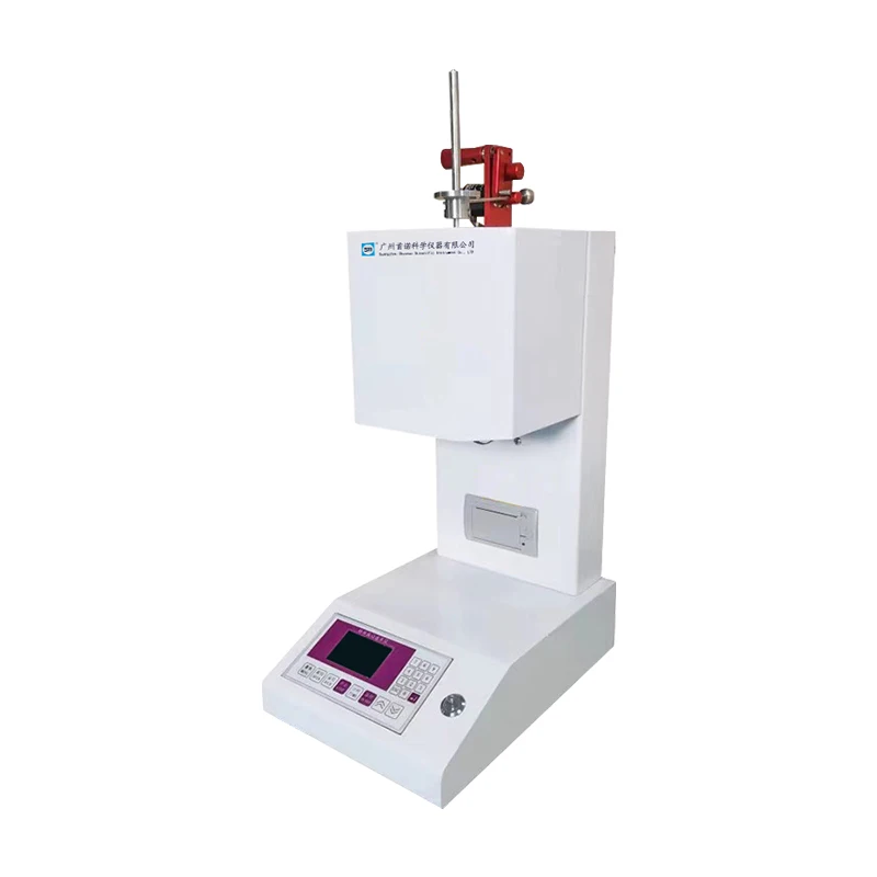 High Temperature Melt Index Tester Determining Mass Flow Rate Thermoplastic Melts