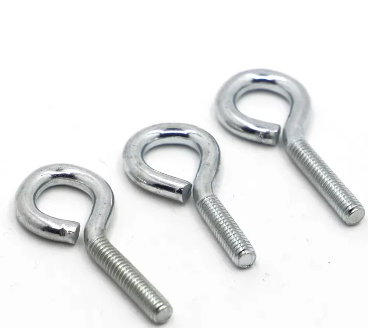 stainless steel Sheep Eye Screw Closed Hook With Ring Screw Lifting Ring Sheep Horn Eye Bolt