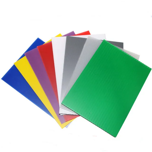 4x8 sheet plastic sheet corflute pp hollow board coroplast sheet for signage