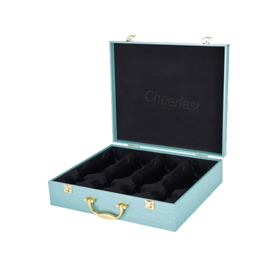 High Quality custom logo paint wooden packagne box