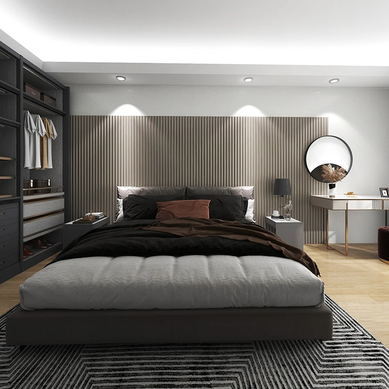 Interior Interlock Seamless Hollow Wpc Wood Sculptured Round Curving Crooked Pillar Post Coating 3d Slat Fluted Wall Art Panel