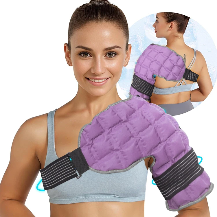 World-bio Heat Cold  Pack Compress Reusable Cryotherapy Ice Pack Gel Shoulder Ice Pack Wrap for Neck Shoulder