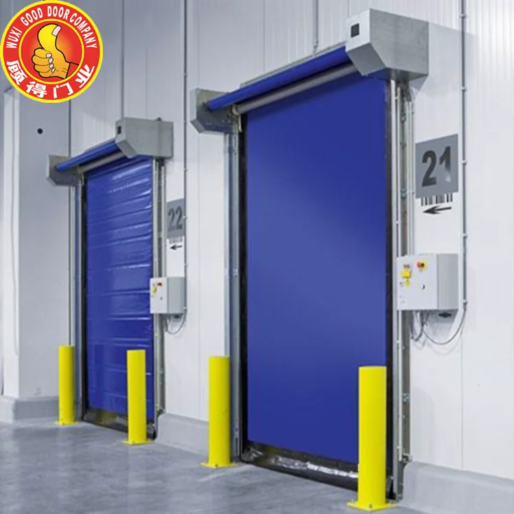 Double-drum Cold Storage Fast-rolling Door/Low price and high quality/High Speed