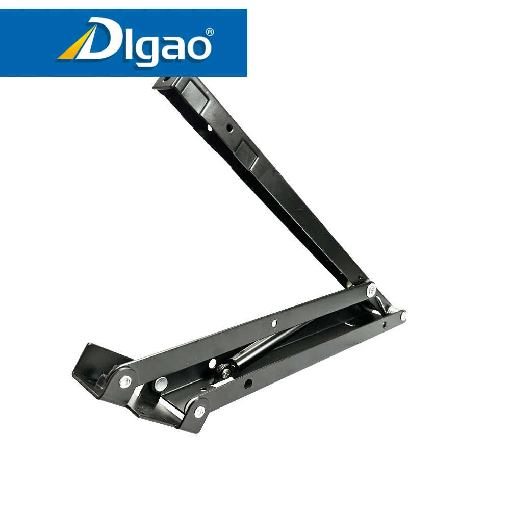 Wholesale Seat Pull Down Stool Bracket Mechanism Black Folding Shoe Cabinet Chair Bracket