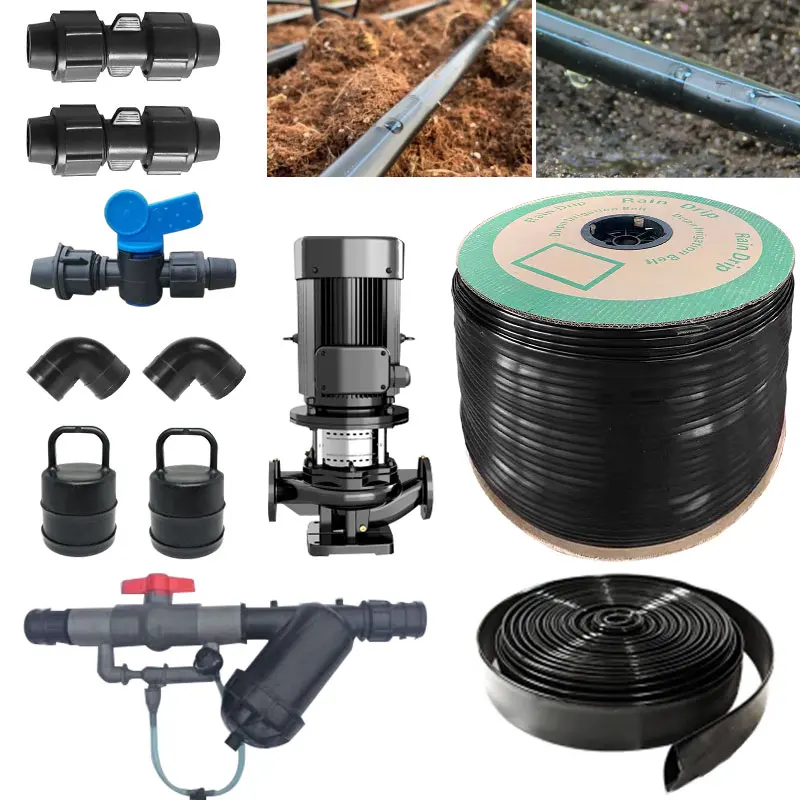 4000m 1 hectares drip irrigation system full kit small farm fruit and vegetable agriculture 16mm 20 mm greenhouse drip tape