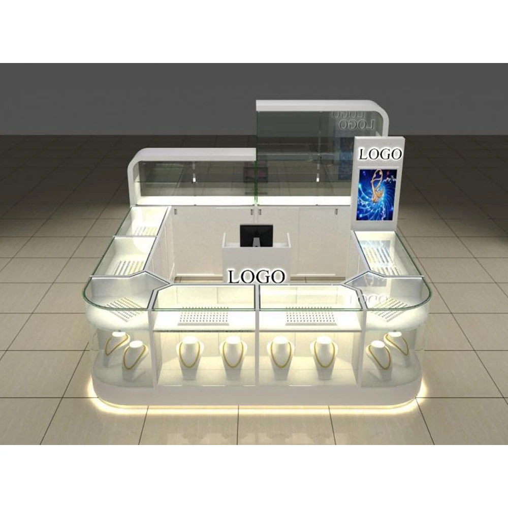Professional Custom Luxury Jewelry Store Design Jewelry Store Display Showcase Jewelry Store Display For Shopping Mall