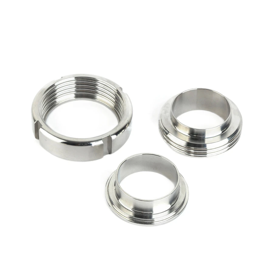 Yongda Food Grade Hygiene EPDM Gaskets Stainless Steel Union 304 316L Food, Red Wine, and Beer Machinery