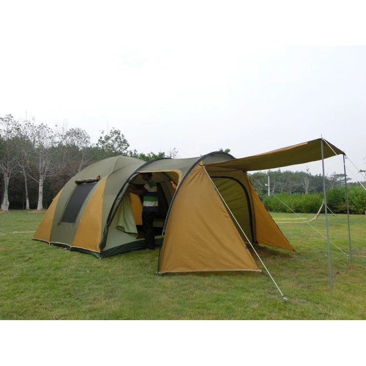 Manufactured Outdoor Easy Setup picnic Waterproof Family Large Camping Tent Porch Tents 2/4 People New 2-4 Person