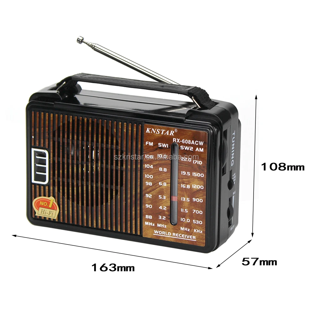Asia using radio UM-1X2 battery warehouse radio old radio RX-608ACW