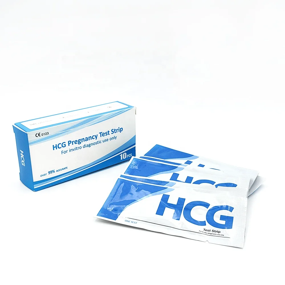 Accuracy Early Pregnancy Rapid Test HCG Pregnancy Test Strip HCG Test Kits 10PCS/BOX