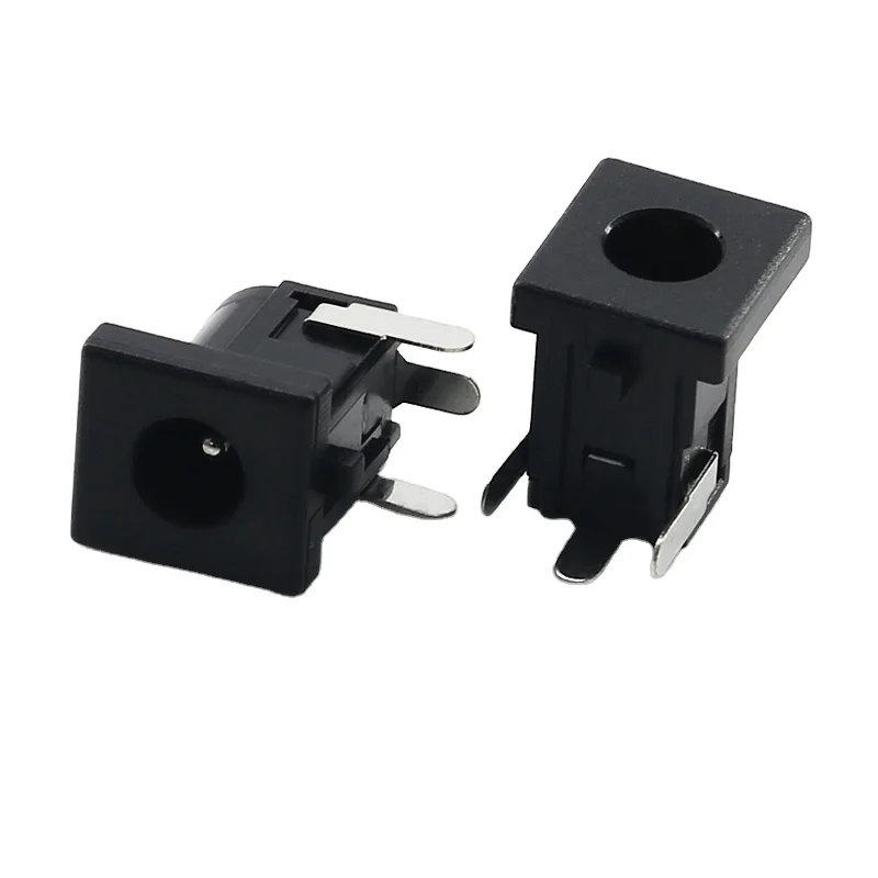 DC-070/DC-063 Pins 2.0/2.5DIP Series DC Power Jack  5.5x2.1mm 5.5*2.5mm Female Plug Socket Adapter Panel Mount Connector