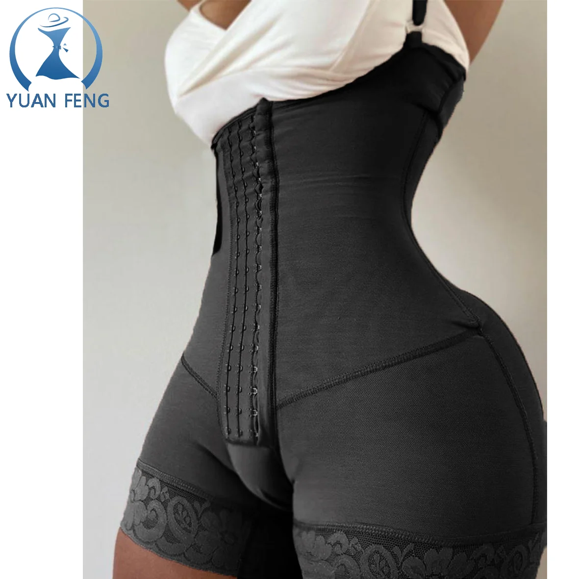 Hot Sale Ann chery custom LOGO Faja Colombiana body shaper Shaping Girdle Shapewear Tummy Control Butt Lifter Bodysuit BBL Faja