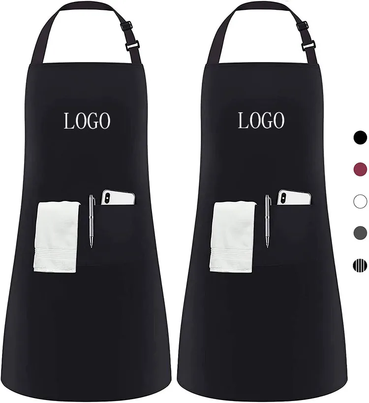 custom canvas florist coffee shop uniforms embroidery logo household apron