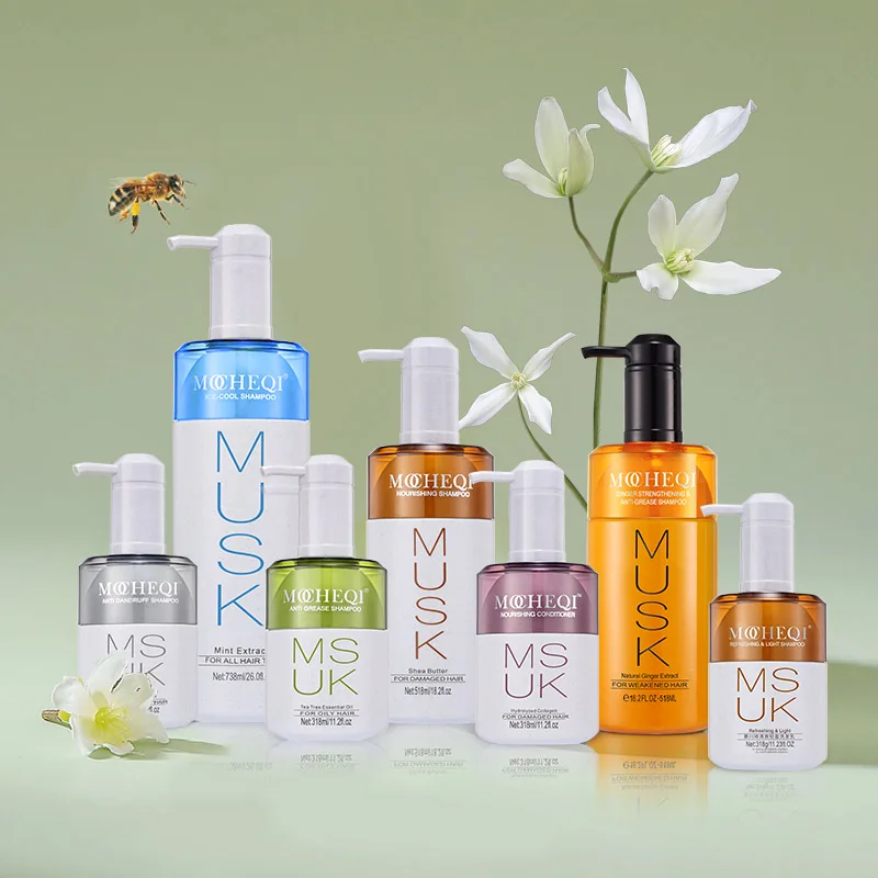 MOCHEQI Unisex Hair Shampoo Anti Dandruff Oil Control Shampoo And Conditioner Nourishes Repairs Scalp Hair Care Shampoo