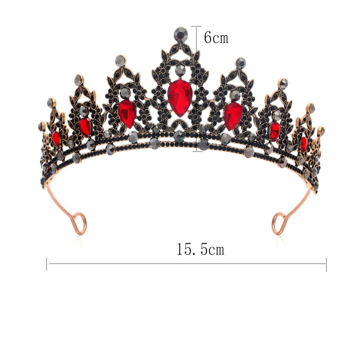 Fashion Bridal Wedding Jewelry Crown With Comb Crystal Birthday Party Tiara Diadem Rhinestone Princess Queen Belt Bride Crown