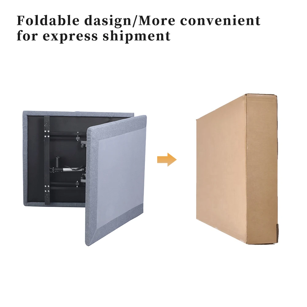 
China Manufacturer Electric Adjustable Folding Bed Frame Smart Camas For Bedroom Furniture 