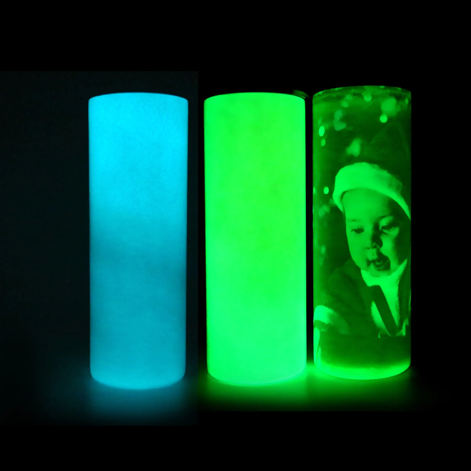 Fiona Chen US Warehouse Stocked: 20oz Glow In The Dark Sublimation Tumbler Double Wall Stainless Steel Tumbler