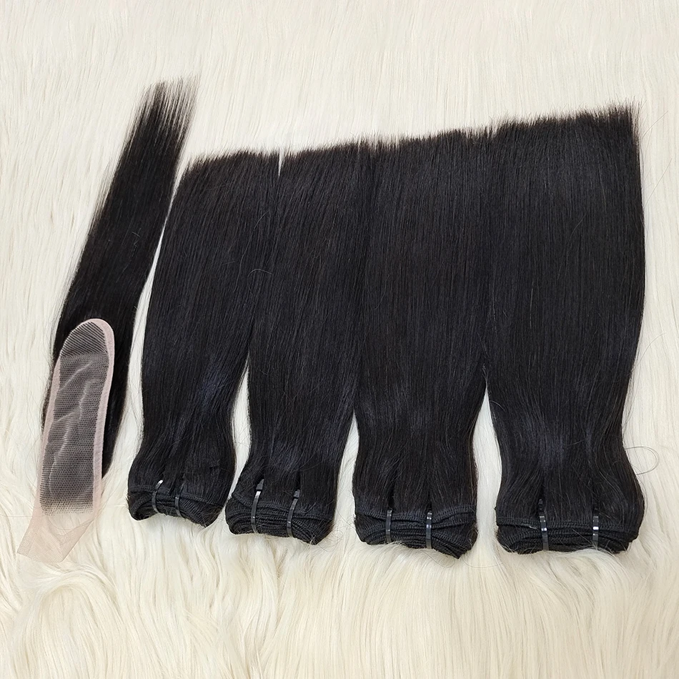 Super Double Drawn Vietnamese Bone Straight Hair Wholesale Straight 8-28 Inches Super Double Drawn Raw Vietnamese Hair
