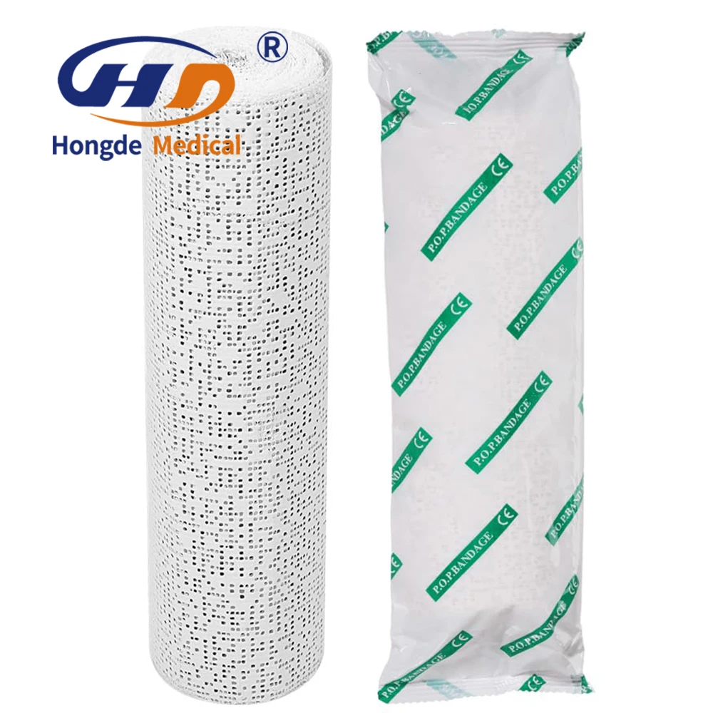 Pop Bandage CE ISO APPROVED Medical Cast First Aid Plasters Of Paris Gypsum POP Bandage Rolls Plaster Bandage