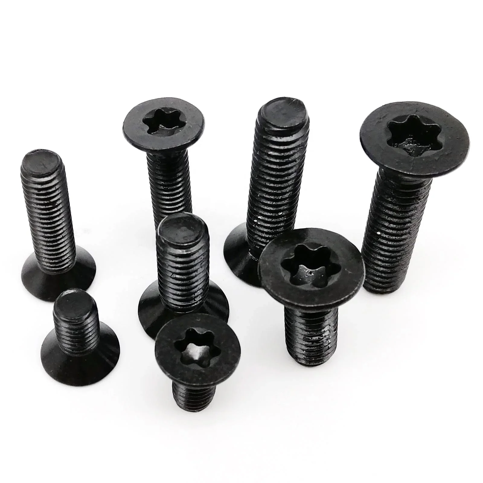 M1.6 M2 M2.5 M3 M4 M5 M6 M8 M10 Black A2 304 нержавеющая сталь GB2673 шестислойный звездообразный ключ с плоской потайной головкой болт