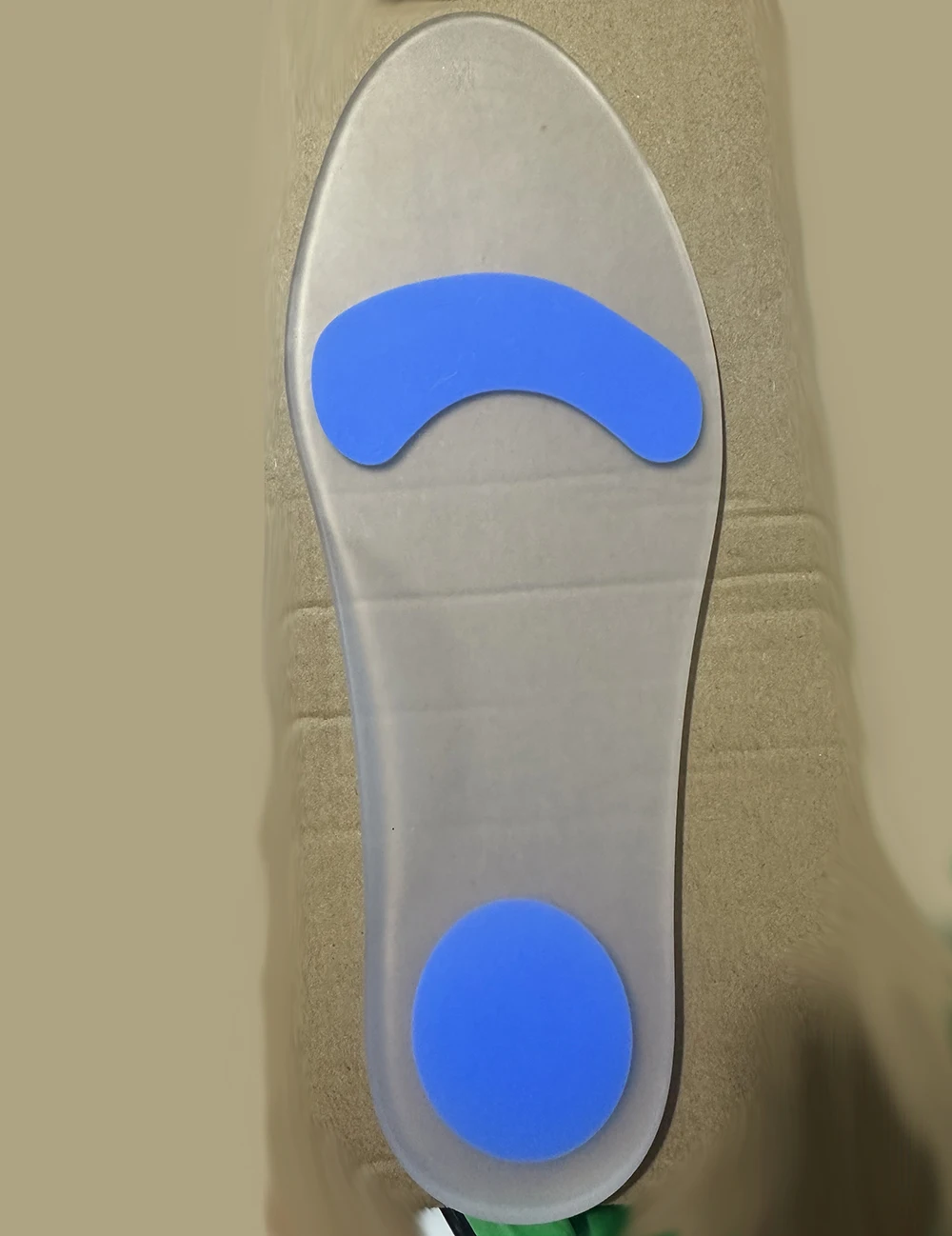 Factory Silicone Full Insoles Heel Pain Relief shock absorption Orthotic arch support Insole for Heel Spur Plantar Fascilitis