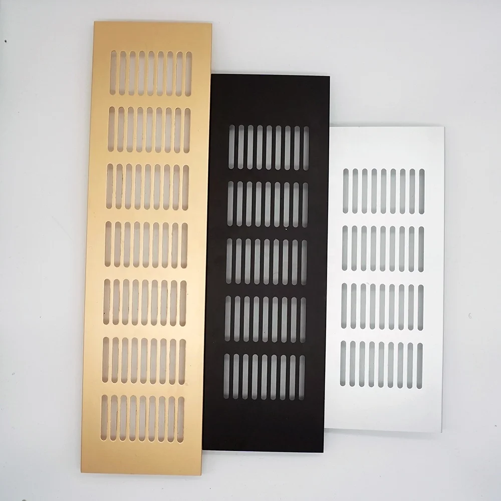 5 6 8 10 15cm Aluminum alloy ventilation grille vent cover Scattered Heat Aluminum Breathable Mesh for kitchen