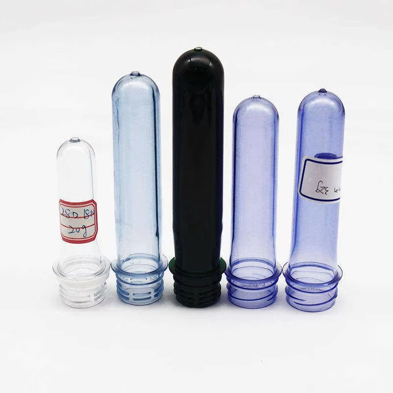 Custom small volume preform 28mm 30mm 38mm 46mm 48mm plastic transparent PET Preform 30/25 To Make Plastic Water Bottles