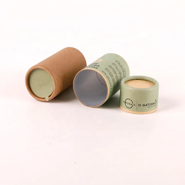 Biodegradable Printing Cardboard Food Bulk Tea Coffee beans Powder Packaging Paper Tube