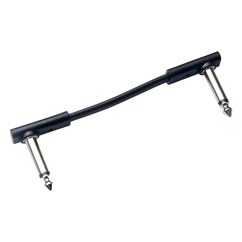 90 degree angle 1/4inch mini bass effect leads wire cord guitar pedals effects patch cable